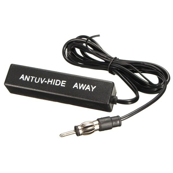 Auto Car Hidden Amplified Antenna 12V Electronic Stereo AM//FM Radio Universal