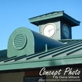thumbnail image 4 of 12"W x 35"H Rectangle Urethane Gable Vent Louver, Functional, 4 of 11