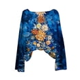 thumbnail image 4 of Birdeem Chandail-Over à Manches Longues Col Rond Imprimé Mode Automne 2026 pour Femmes, Crochet Graphique, Vêtements d'Automne pour Femmes, 4 of 6