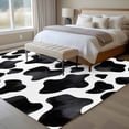 thumbnail image 4 of Farm Cow Print Large Area Rugs 8x10 ft Country Black and White Cowhide Animal Patterned Washable Rug Non Slip Indoor Carpet Absorbent Floor Mat for Living Room Bedroom Dining Room, 4 of 9