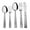 Shiny - Lotus, variant on Impressa 20-Piece Silverware Set Flatware Stainless Steel Utensils for Kitchen Apartment Essentials - Service for 4 - Tableware Home Cutlery Set Dishwasher Safe, Hammered