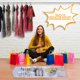 thumbnail image 4 of Organizador grande de doble cara para colgar bolsas de regalo y soporte para papel de seda (blanco), 4 of 7