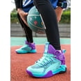 thumbnail image 4 of Youth Lightweight Basketball Shoes, High-Top Sneakers for Boy Comfort Trainers (Little Kid/Big Kid), 4 of 9