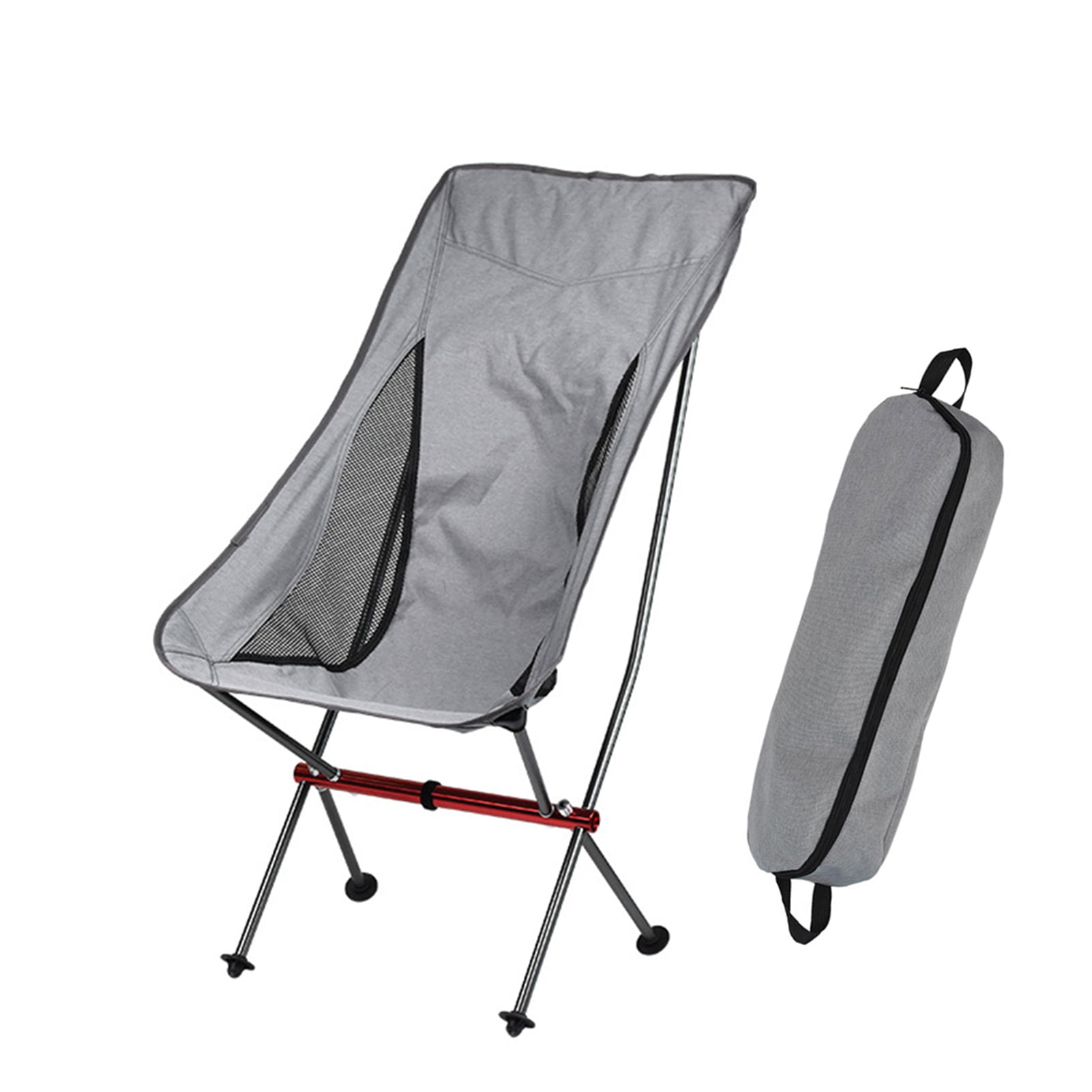 Ultralight High Back Folding Camping Chair With Pillow Outdoor Backpacking 