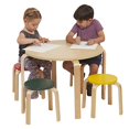 thumbnail image 1 of ECR4Kids Bentwood Table and Stool Set for Kids, Assorted, 1 of 4