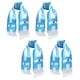 thumbnail image 2 of KAKOWELY 4 bufandas tradicionales de punto de fútbol para aficionados de la selección nacional, accesorio de porristas para eventos deportivos, diseño de bandera de Argentina., 2 of 5