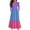 #A03-Purple, variant on Abcomgle Long Dresses for Girls 12-14 Casual A-Line Ruffle Long Sleeve Girls Long Dresses Colorblock Crew Neck Sundresses Tiered Dresses with Pockets,Hot Pink