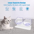 thumbnail image 5 of Bol Incliné pour Chat avec Protection de Cou, Support Surélevé pour Nourriture et Eau, 5 of 5