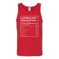 thumbnail image 2 of Left Wing Troll Nutrition Facts | Mens Graphic Tank Top, Red, Medium, 2 of 3