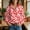 Red, variant on Women's Valentine Heart Shirt Long Sleeve Button Up Shirt Dressy Lapel Collared Blouses Cute Casual Outfits