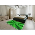 thumbnail image 5 of Ahgly Company Machine Washable Indoor Rectangle Transitional Green Area Rugs, 8' x 10', 5 of 7