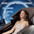 thumbnail image 6 of Deluxe Massage Chair Full Body - 3D SL Track Zero Gravity Massage Chair Recliner with Calf and Foot Rollers, AI Voice Control, LCD Screen, Quick Access Buttons (Grey), 6 of 9