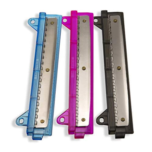 Officemate Ring Binder Hole Punch, Pink,Teal,Smoke, Pack of 3 (90114