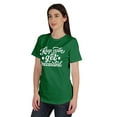 thumbnail image 4 of Inkmeso Keep Calm And Get Vaccinated Funny Pro Vaccine Crew Neck T-shirt For Womens, 4 of 8