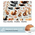 thumbnail image 2 of Squirrel Non-Slip Polyester Office Mat Chair Rug - Machine Washable Office Rug, 2 of 6