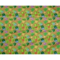 thumbnail image 5 of oneOone Coton Bio Voile Feuilles & Motif Floral Imprimé BTY 42 Pouces de Large, 5 of 5
