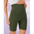 thumbnail image 2 of BONVIGOR Pantalones cortos de maternidad sobre el vientre Biker entrenamiento Yoga activo atlético embarazo pantalones cortos salón pijama, 2 of 5