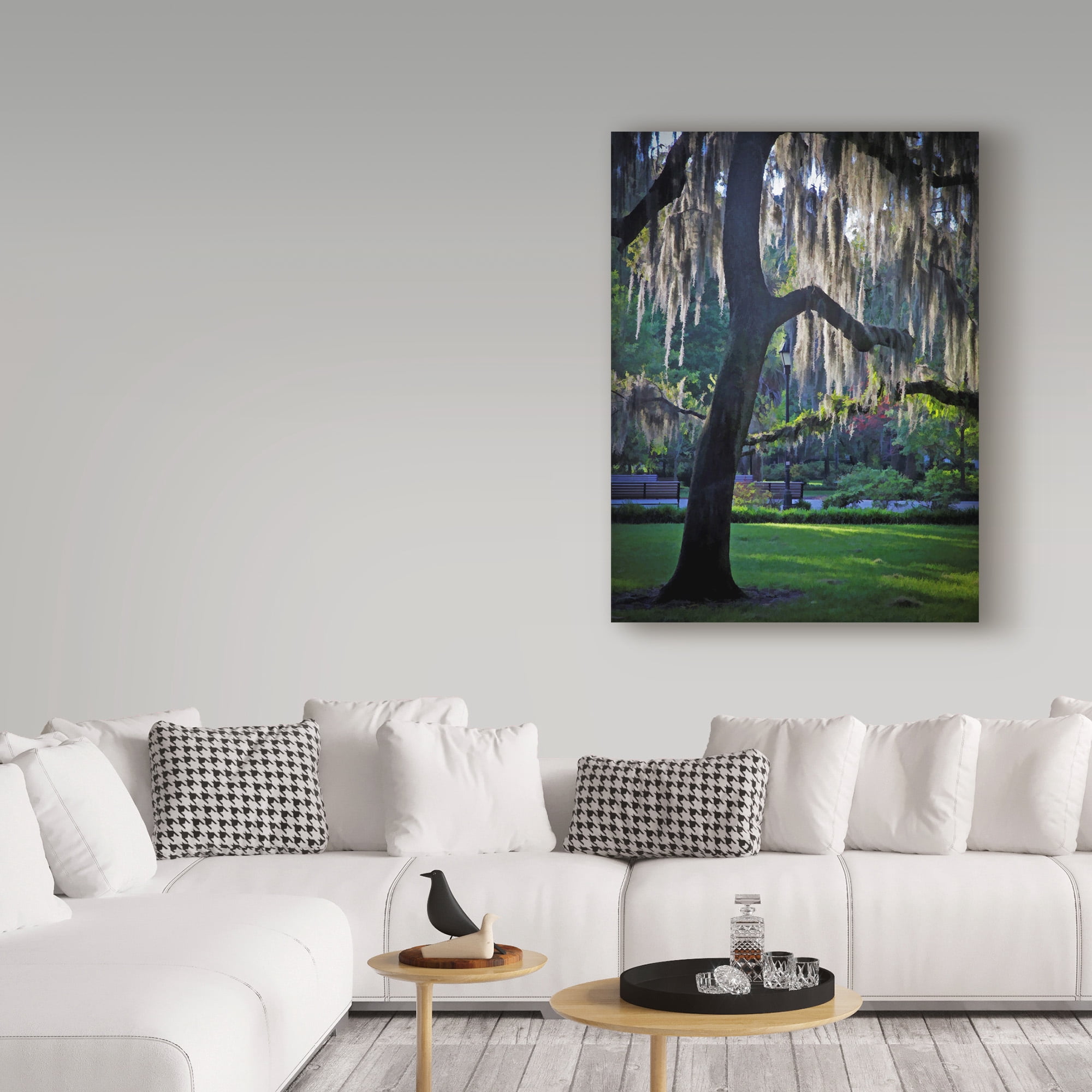 Trademark Fine Art 'Forsyth Pk, Savannah' Canvas Art by J.D. McFarlan