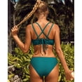 thumbnail image 2 of Charmo Ensemble Bikini Triangle Femme 2 Pcs Maillot de Bain à Bretelles, 2 of 4