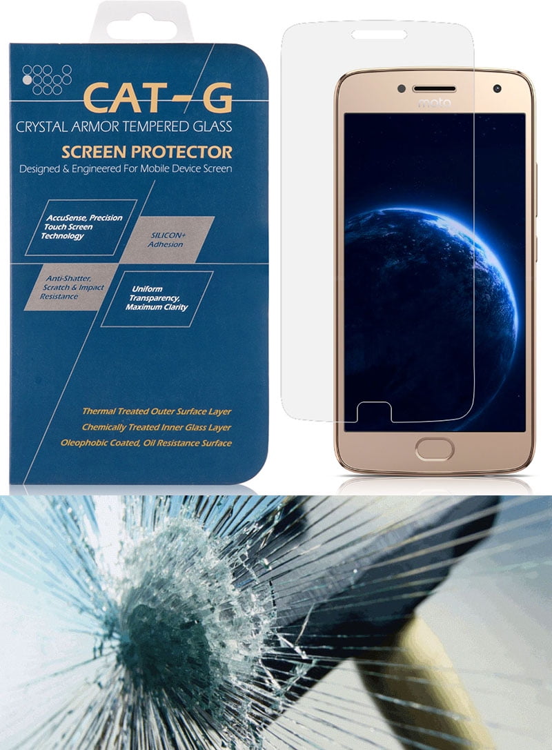 Moto G5 Plus Glass, NEW CLEAR HARD TEMPERED GLASS SCREEN GUARD