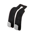 thumbnail image 2 of Ganchos para reposacabezas de asiento de cuero, resistencia al peso, universal, alta tenacidad, fácil de instalar. negro, 2 of 9