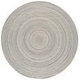 thumbnail image 2 of SAFAVIEH Braided Aristotle Solid Polyester Reversible Area Rug, Ivory, 10' x 10' Round, 2 of 7