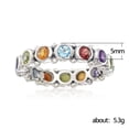 thumbnail image 4 of APIPEE Modern Wedding Promise Ring For Her Gift for Wife Shiny Comfortable Fit CZ Cubic Zirconia Ring Perfect Present Gift Box Included, 4 of 6
