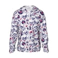 thumbnail image 2 of Lsque music Skull record mike UPF 50+ Lightweight Sun Protection Men's Women's Long Sleeve Shirt, Hoodie Performance -X-Large, 2 of 9