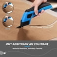 thumbnail image 4 of Electric Scissors,Cordless Scissors, Fabric Scissors with Replacement Cutting Blade, Box Cutter for Cardboard, Craft, Fabric, Carpet, Leather, 4 of 7