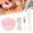 thumbnail image 3 of Facial  Mixing Bowl Set With Measuring Cup Spoon, Soft Brush, And Lengthened Stick For DIY Homemade Facial , Large Area Repair Cream Application, Paint Mixing, 3 of 8