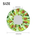 thumbnail image 4 of Kdxio Avocado color cute animals Print Shower Cap for Women,Elastic and Reusable,Double Waterproof Layers Bathing Hat, 4 of 6