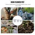 thumbnail image 3 of VERDANVERSE 3Ud Macetas Creativas De Hierro Para Plantas Decorativas En Hogar Color, 3 of 7