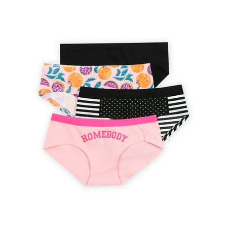 

No Boundaries Women s Seamless Hipster Panties 4-Pack