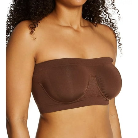 

RHONDA SHEAR Espresso Ahh Angel Underwire Bandeau Bra US 1X NWOT