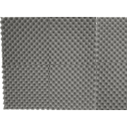 6 PK Gray Egg Crate Acoustic Foam Tile Panel Wall Tile Soundproofing 12x12x1.5