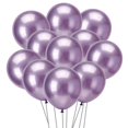 thumbnail image 1 of Globos Ztikug de látex metalizado lila claro de 20 piezas, 18", 1 of 6