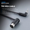 thumbnail image 2 of BOSS MIDI Cable (BMIDI-2-35) 2 Feet, Compatible with MIDI to 3.5mm Devices, 2 of 3