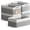Gray & White, variant on 5 Pack Small Woven Storage Baskets for Shelves, Cotton Rope Baskets Organizer for Bathroom, Closet & Nursery, Decorative Storage Bins for Organizing Socks, Toys, 11.8"x7.9"x4.7", Khaki/White