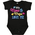 thumbnail image 3 of Inktastic My Nana and Papa Love Me with Hearts Boys or Girls Baby Bodysuit, 3 of 5