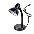 thumbnail image 2 of ZOURIH Desk Lamp with LED Bulb, (Black) Flexible Gooseneck with Table lamp 6000K Metal Desk Lamp with Flexible Hose Neck for Office Living Room Bedroom Bedside Table, College Dorm, 2 of 4