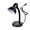 Black, variant on ZOURIH Desk Lamp with LED Bulb, (Orange) Flexible Gooseneck with Table lamp 6000K Metal Desk Lamp with Flexible Hose Neck for Office Living Room Bedroom Bedside Table, College Dorm