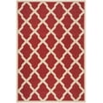 thumbnail image 2 of Safavieh Linden Gamal Geometric Indoor/Outdoor Area Rug, Red/Creme, 5'3" x 7'6", 2 of 8