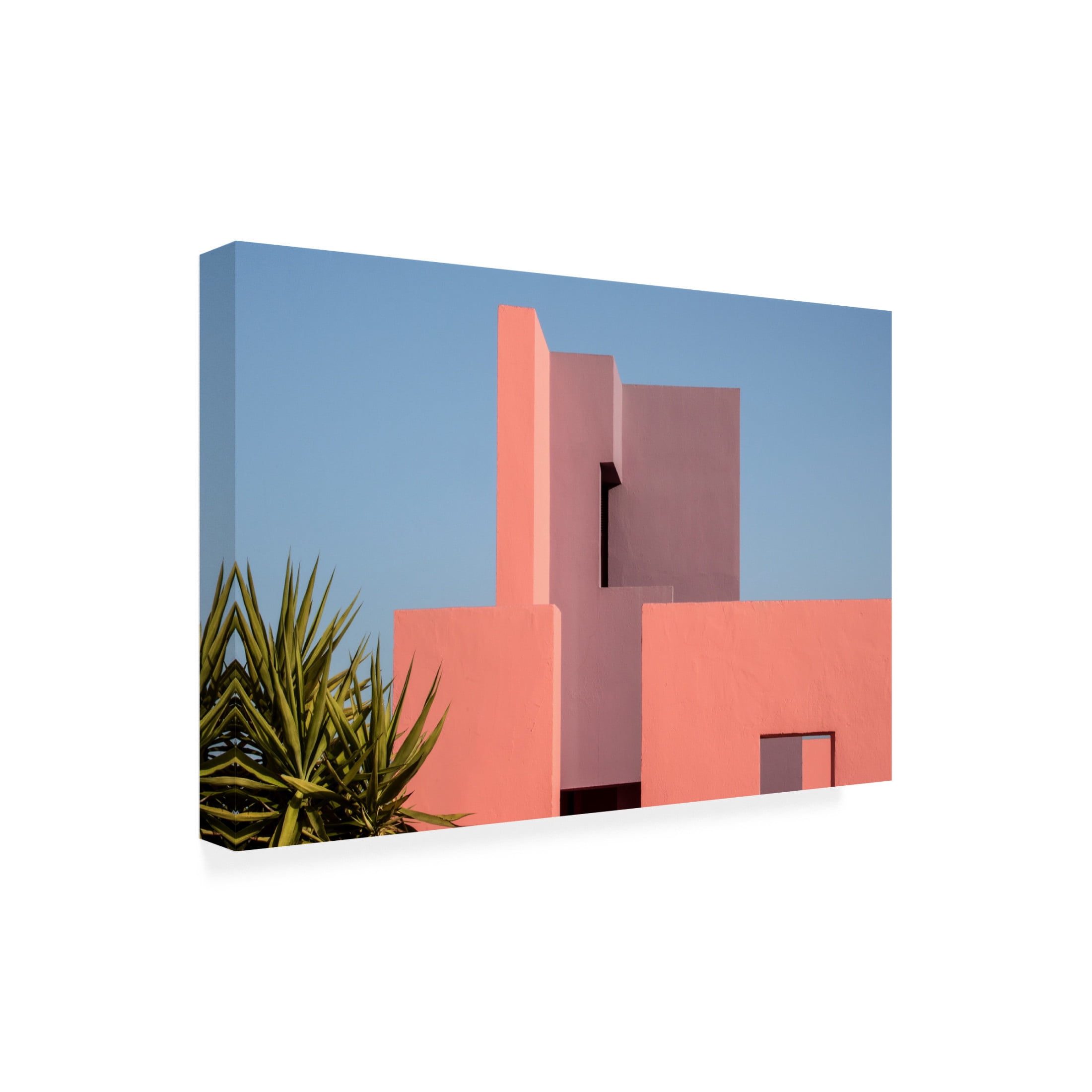 Trademark Fine Art Linda Wride  Muralla Roja 49 Canvas Wall Art