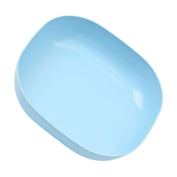 Fruit Bowl Stackable Small Dessert Bowls Snacks Holders Decorative Candy Tray Home Office Reusable Plastic Bone Spitting Dish Square Blue PP MultiPurpose Snack Salad Plate