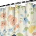 thumbnail image 3 of Pioneer Flower Floral Print Pattern Shower Curtain 72"x84", Bathroom Decorative Shower Curtain Set with 12 Hooks, Waterproof Washable, 3 of 6