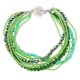 thumbnail image 1 of Pulseras de cuentas bohemias para mujer, pulseras de cuentas de cristal brillantes, pulseras de múltiples capas, brazaletes llamativos, joyería para mujer, vacaciones en la playa, 1 of 7