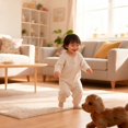 thumbnail image 3 of CYFW Puppy Robot Realistic Dog,2026 New Interactive Walking Plush Puppy Toy Dogs,Walking,Barking & Tail Wagging for Kids & Pet Lovers (Khaki), 3 of 5