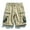 Khaki, variant on Mens Athletic Shorts Cargo Fashionable Plus Size Camouflage Elements Button Zipper Waistband Comfortable Loose Fit Outdoor Workout Casual Shorts with Multiple Pockets