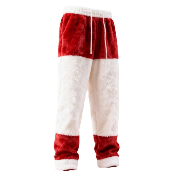 JJHGVB Pajama Pants Christmas Fuzzy Pajama Pants Womens Christmas Pants Comfy Womens Pants Womens Work Pants Work Trousers for Women Workout Pants for Women Red L