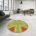 thumbnail image 4 of Ahgly Company Machine Washable Indoor Rectangle Transitional Green Area Rugs, 8' x 12', 4 of 7